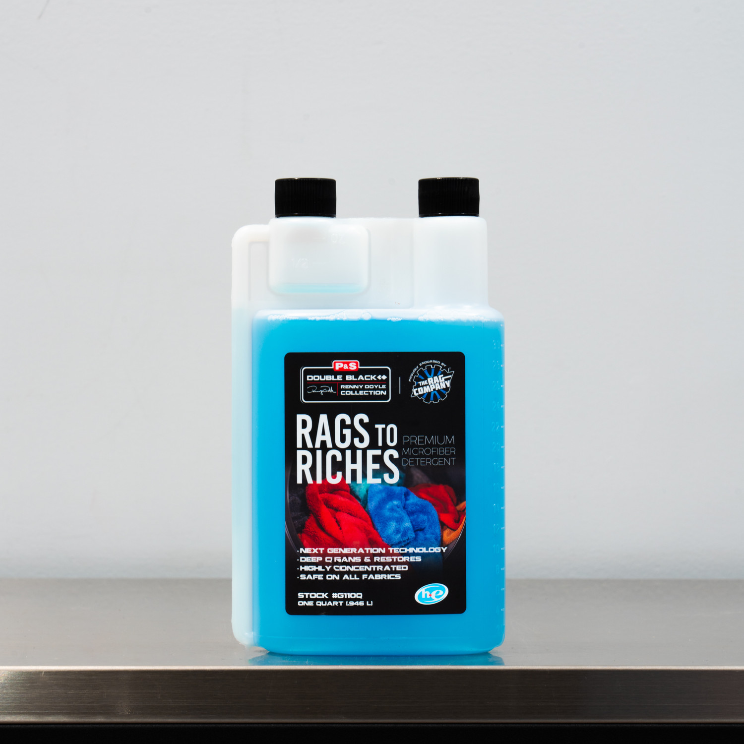 P&S Rags To Riches Microfiber Detergent | 32oz Towel Wash